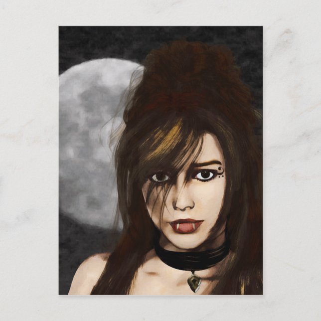 Carte postale Night Portrait (Devant)