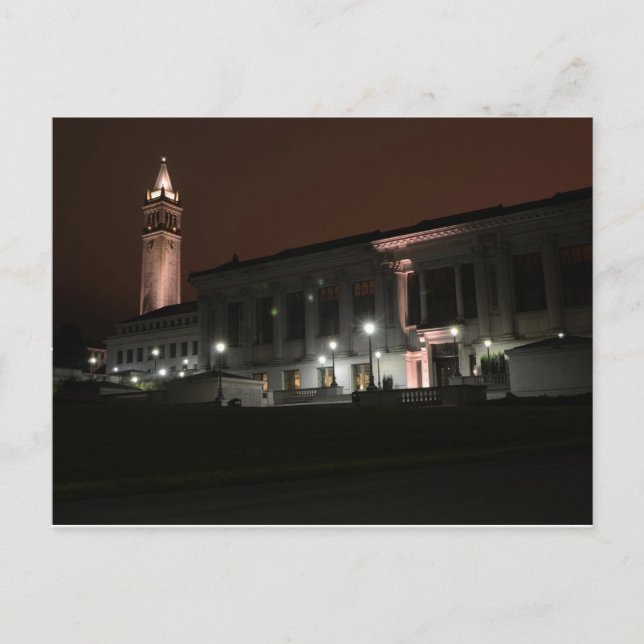 Carte Postale Night Time U.C. Berkeley (Devant)