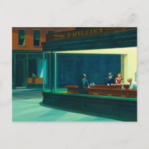 Carte Postale Nighthawks, 1942 par Edward Hopper