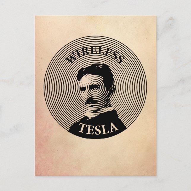 Carte Postale Nikola Tesla (Devant)