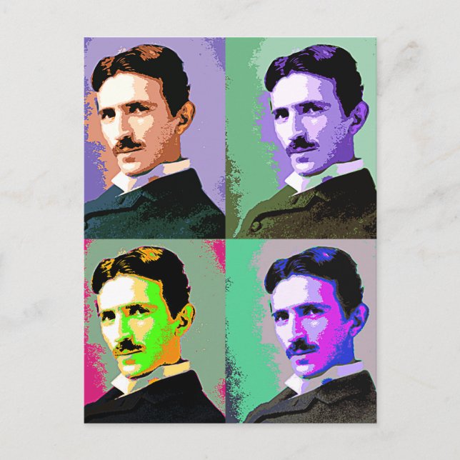 Carte Postale Nikola Tesla (Devant)