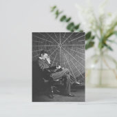 Carte Postale Nikola Tesla, 1896 (Debout devant)