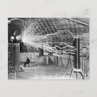 Carte Postale Nikola Tesla, Colorado Springs, 1899