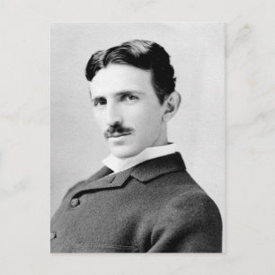 Carte Postale Nikola Tesla Portrait