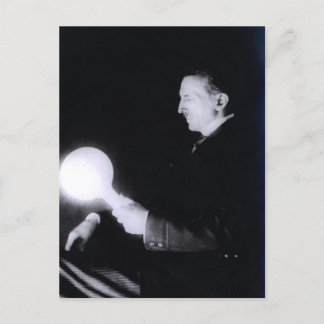 Carte Postale Nikola Tesla vers 1898.
