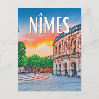 Carte Postale Nîmes Photo Vintage