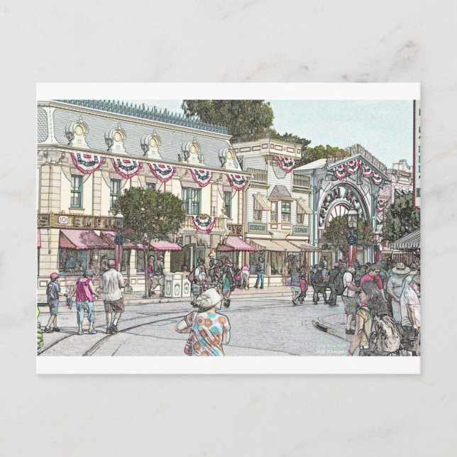 Carte Postale N'importe quelle ville, États-Unis (Devant)