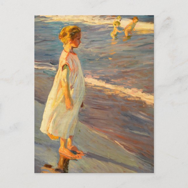 Carte Postale Niña par Joacquin Sorolla (Devant)