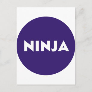 Carte Postale Ninja
