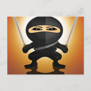 Carte Postale Ninja Boy