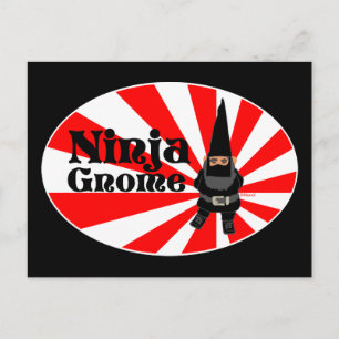 Carte Postale Ninja Gnome