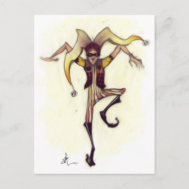 Carte Postale Ninja Jester (Devant)