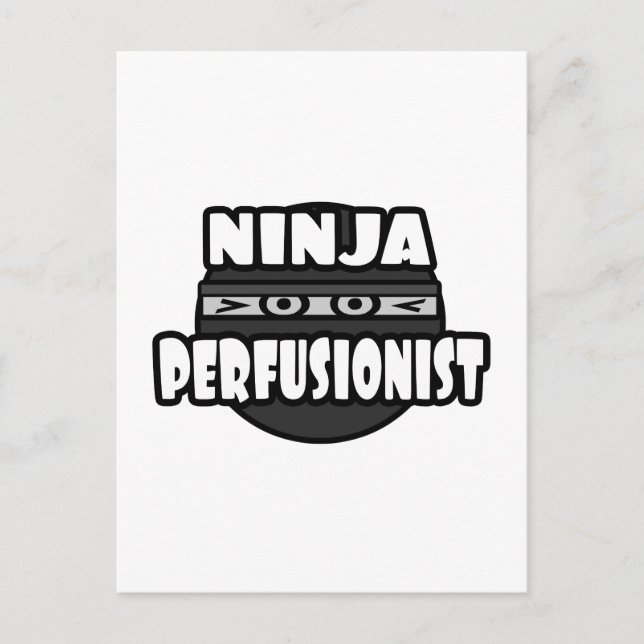 Carte Postale Ninja perfusionist (Devant)