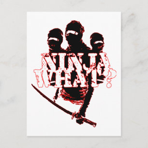 CARTE POSTALE NINJA QUOI ?