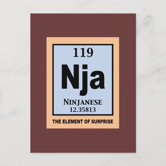 Carte Postale Ninjanese (Devant)