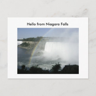 Carte Postale Niragara Fall (70), Bonjour de Niagara Falls