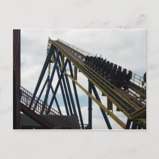 Carte Postale Nitro Roller Dessous de verre Six Flags Grande Ave
