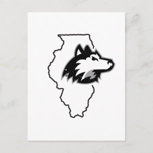 Carte Postale NIU Huskies State Love