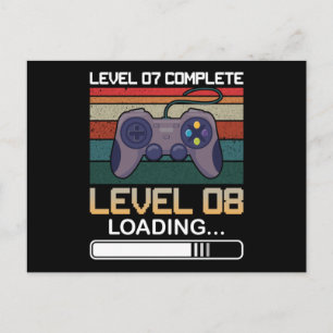 Carte Postale Niveau 07 Complété Niveau 08 Jeu vidéo d'anniver