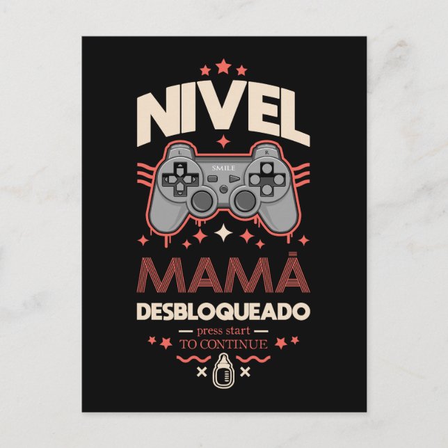 Carte Postale Nivel mama desbloqueado (Devant)