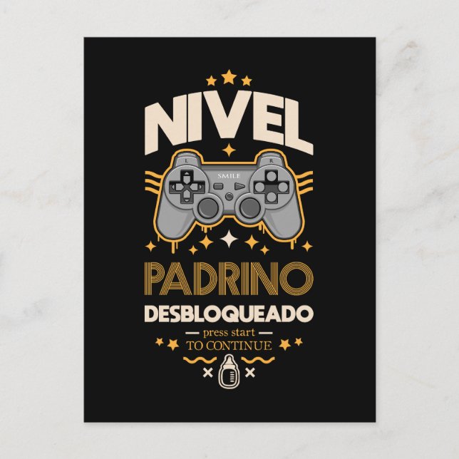 Carte Postale Nivel padrino desbloqueado (Devant)