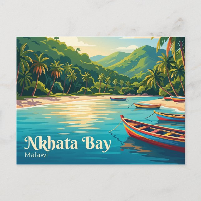 Carte Postale Nkhata Bay Malawi (Devant)