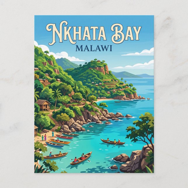 Carte Postale Nkhata Bay Malawi (Devant)