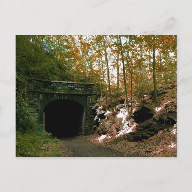 Carte postale no 2 du tunnel RR abandonné (Devant)