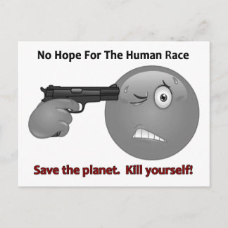 Carte Postale No Hope Emoticon Logo