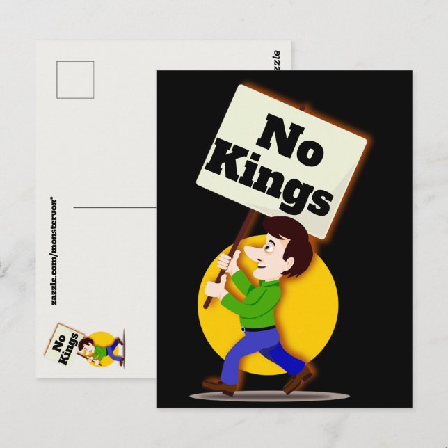 Carte Postale No Kings Postcard (Devant / Derrière)