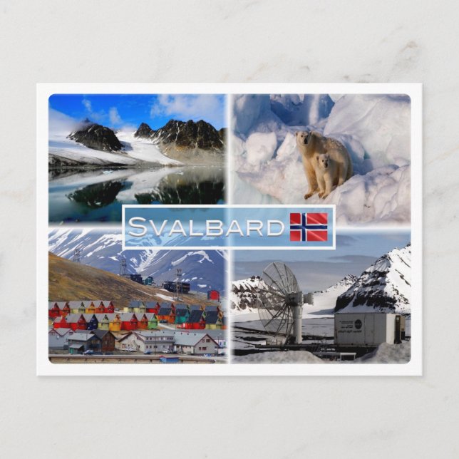 Carte Postale NO Svalbard - Gullybreen Magdalenefjorden - (Devant)