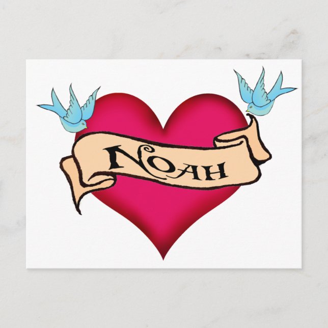 Carte Postale Noah - T-shirts et cadeaux personnalisés en tatoua (Devant)