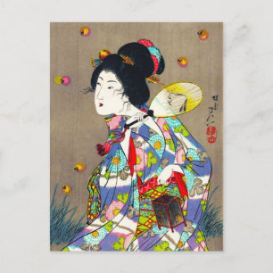 Carte Postale Nobukazu Yosai Favoris De Belles Dames Amour