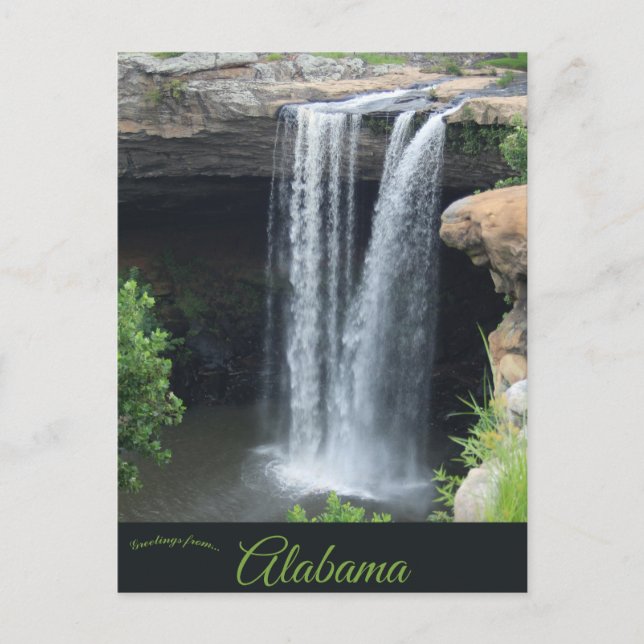 Carte Postale Noccalula Falls Gadsden Alabama (Devant)