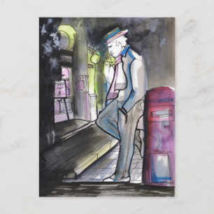 Carte Postale Noche y Buzon Tango