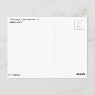 Carte Postale "Nocturne Oblivion" / "Olvido nocturno"