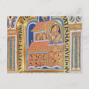 Carte Postale Noé et l'Arche, détail d'un des panneaux de Verdun