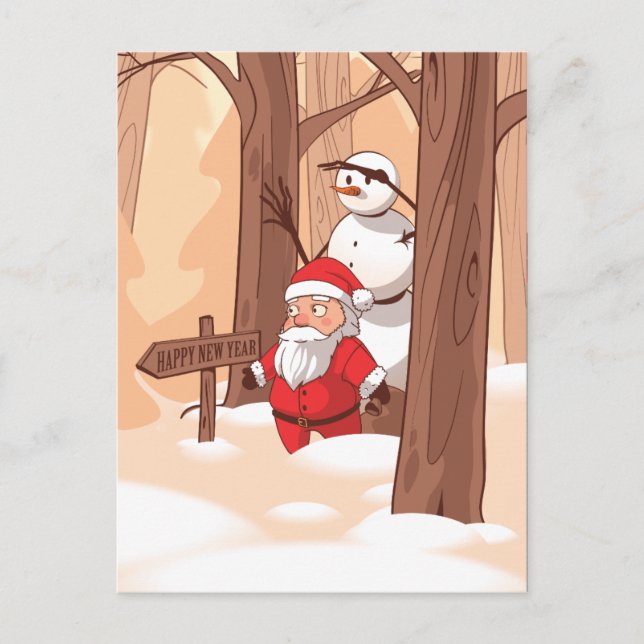 Carte Postale Noël (Devant)