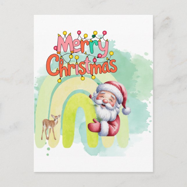 Carte Postale Noël  (Devant)