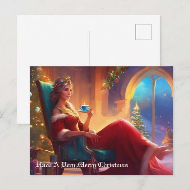 Carte Postale Noël (Devant / Derrière)