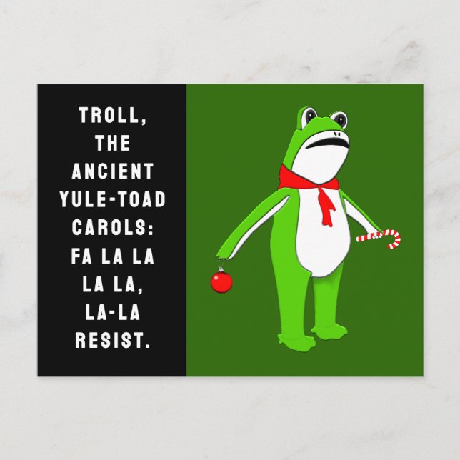 Carte Postale Noël 2026 Drôle de Vacances (Devant)