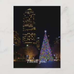Carte Postale Noël à Warren Park de nuit