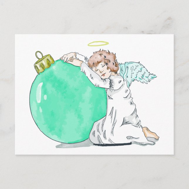 Carte postale Noël Angel (Devant)