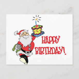 Carte postale Noël Anniversaire
