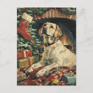 Carte Postale Noël au Labrador