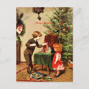 Carte Postale Noël, célèbre peinture de Felix Ehrlich