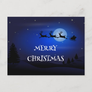 Carte Postale noël commence avec christ