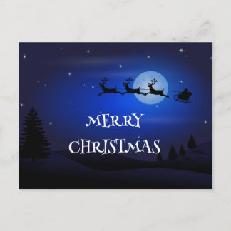 Carte Postale noël commence avec christ