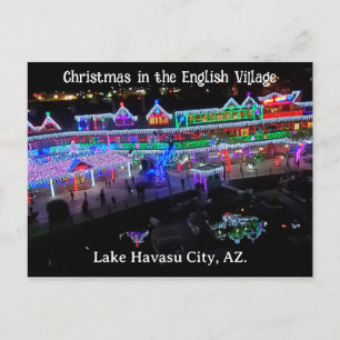 Carte Postale Noël dans le village anglais