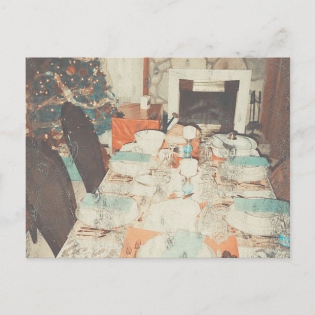 Carte postale Noël de la préparation (Devant)